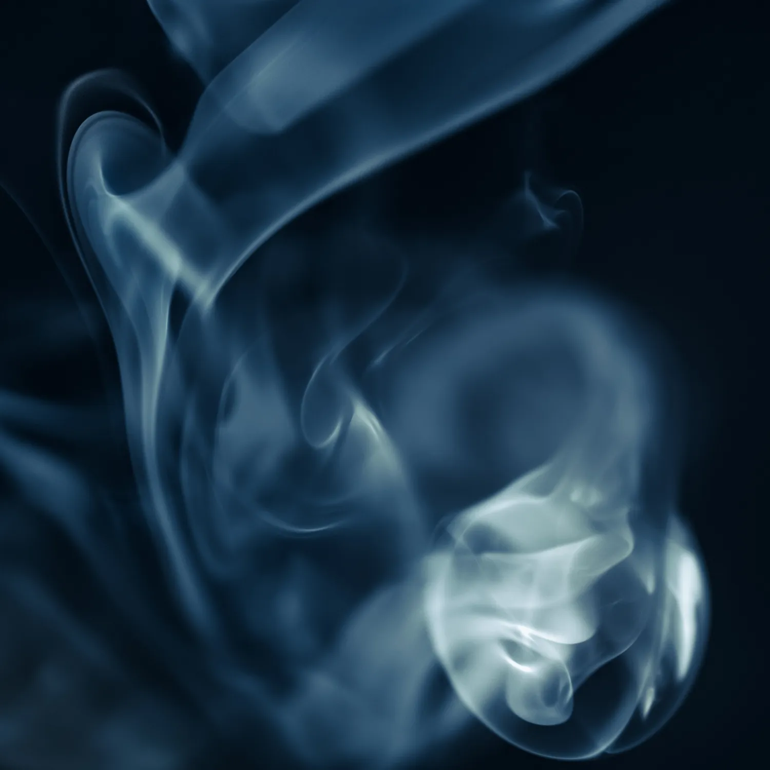 Wisps of the non-toxic smoke used for the test