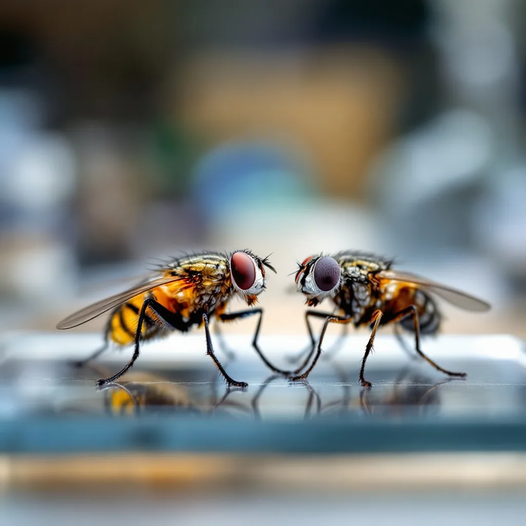 Identification of Fruit Flies and Houseflies